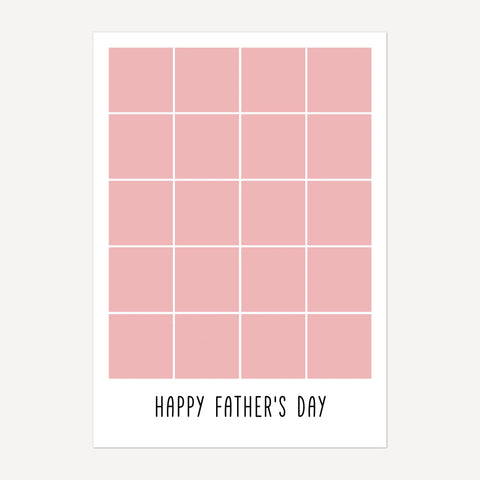 20 Photo Collage - Happy Father's Day Print