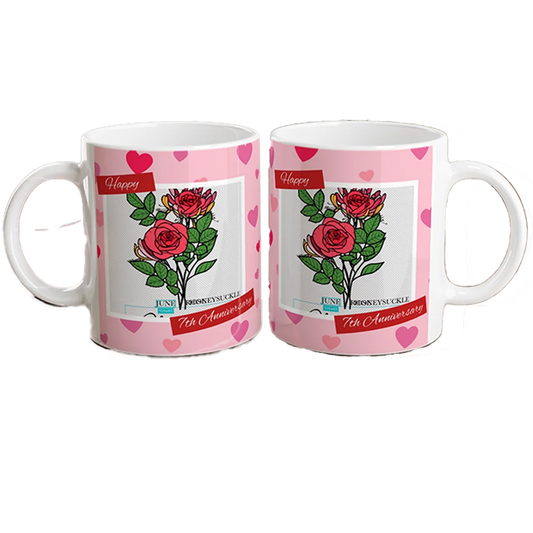 Heart Background Valentine's Day Photo Mug