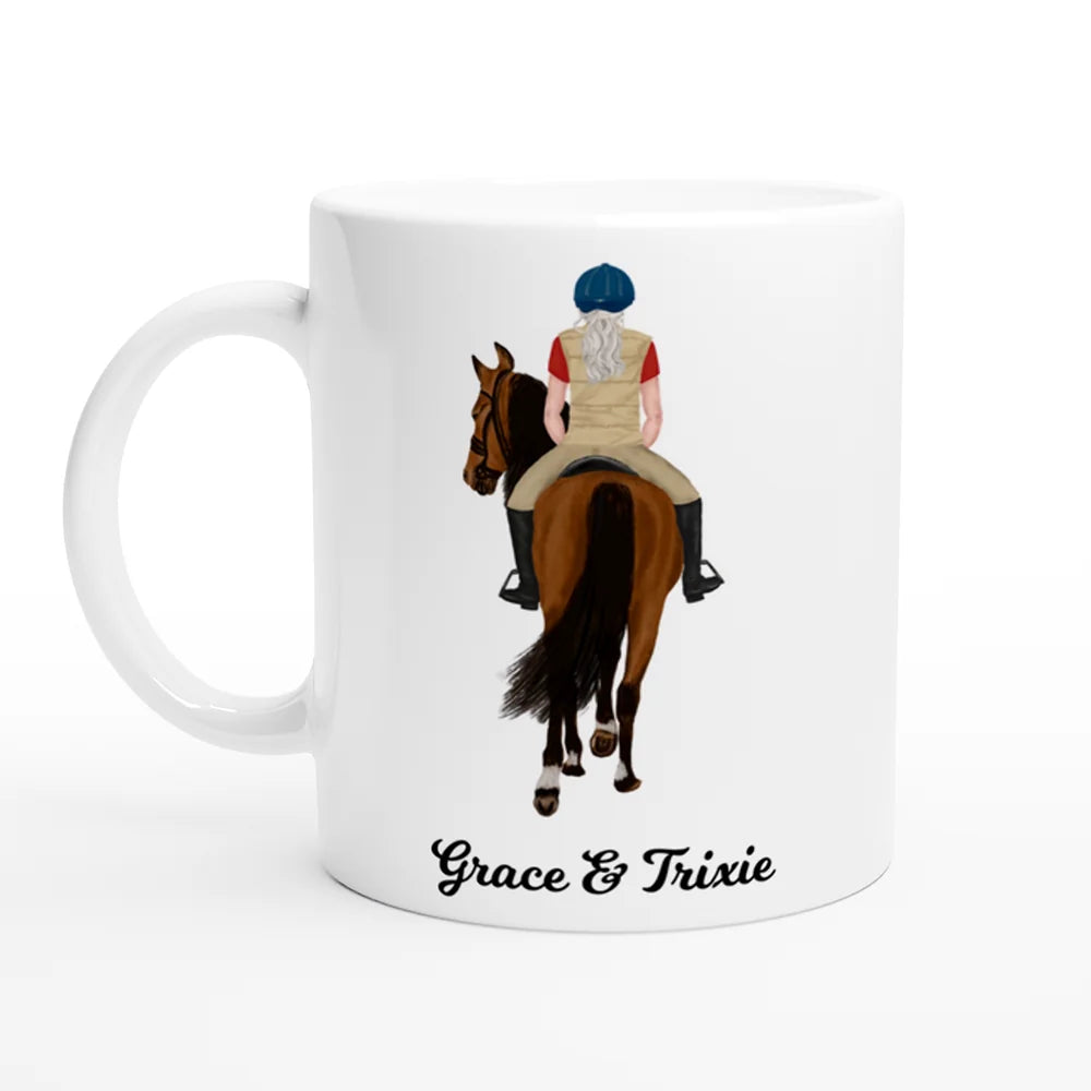 Personalised "Life Is Better with a Horse" Mug - Customisable Clipart