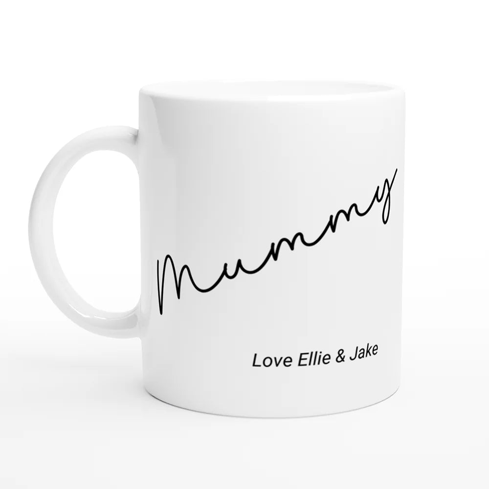 Mum Heart Photo Upload Mug