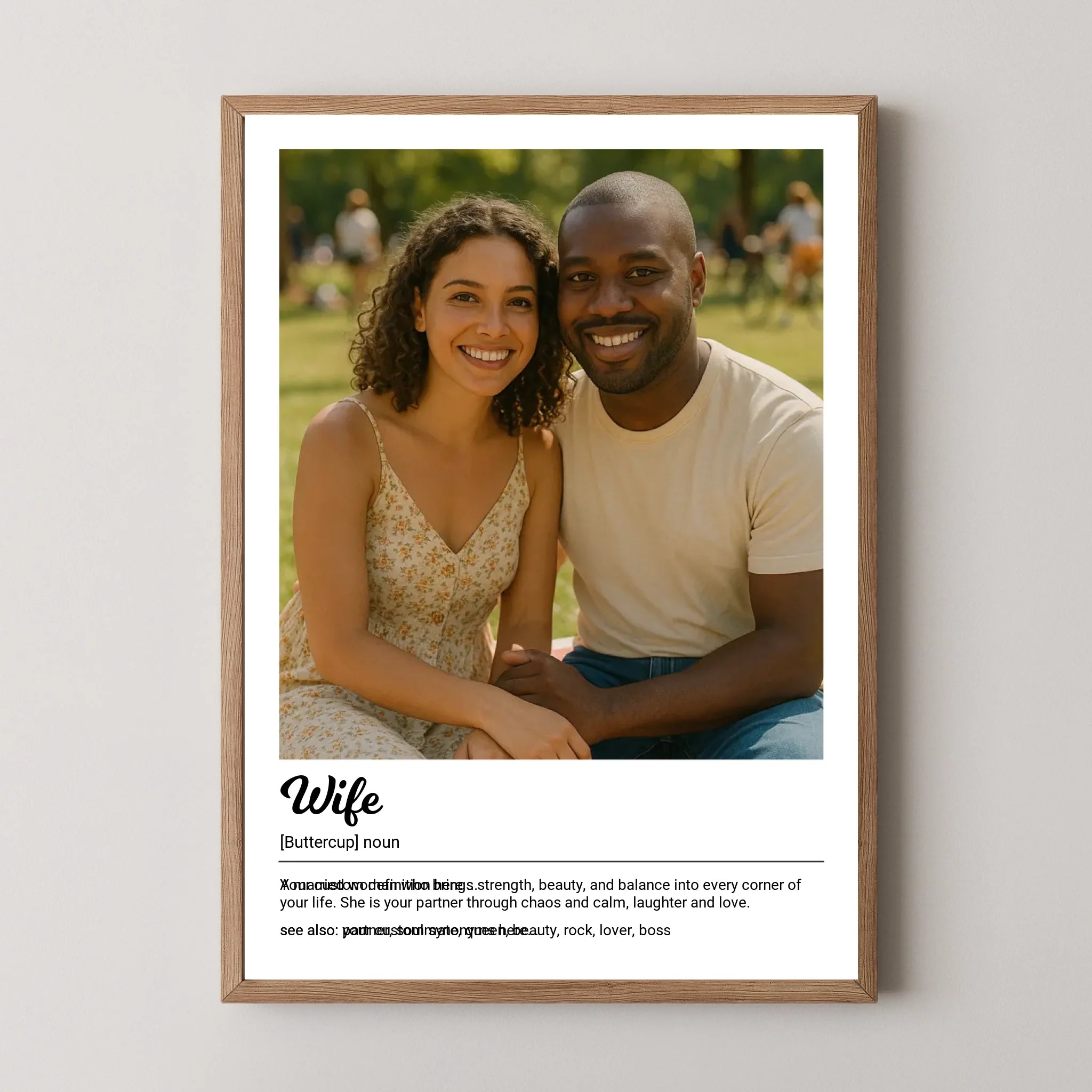 Natural Frame - Portrait - ETSY