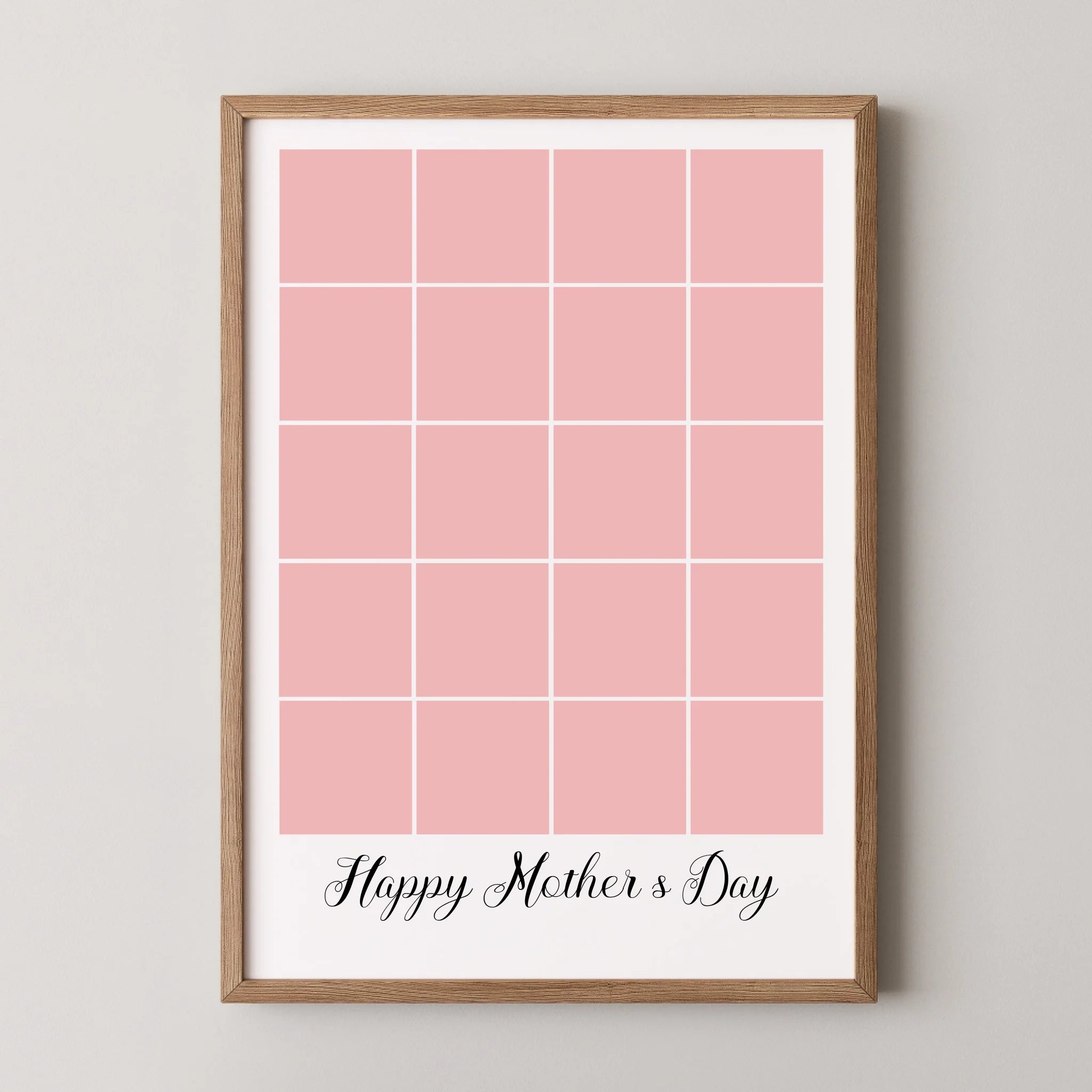 20 Photo Collage - Happy Mother's Day Print