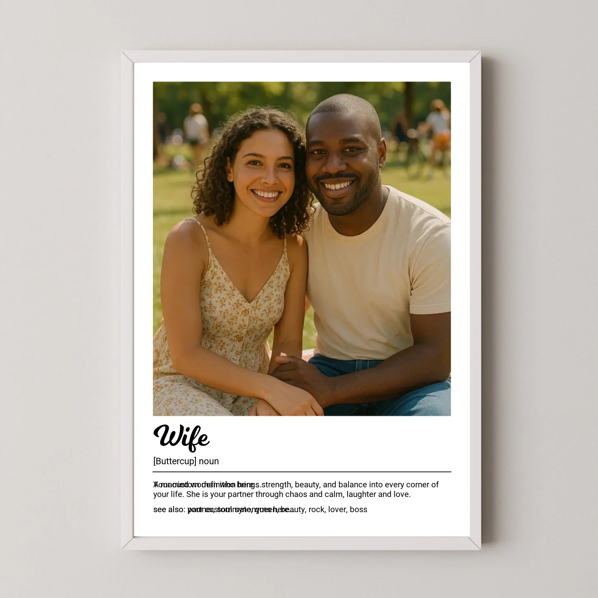 Natural Frame - Portrait - ETSY