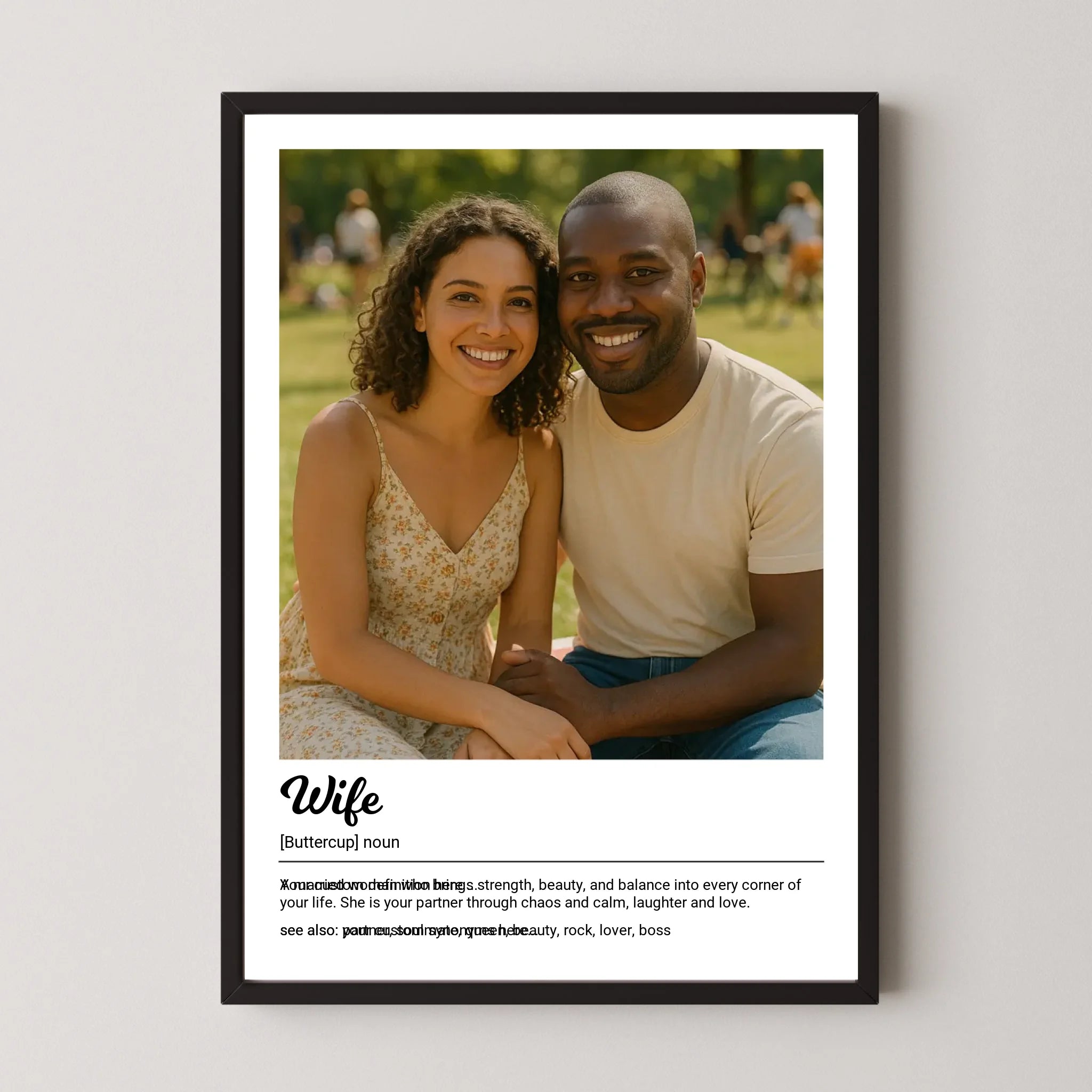 Natural Frame - Portrait - ETSY