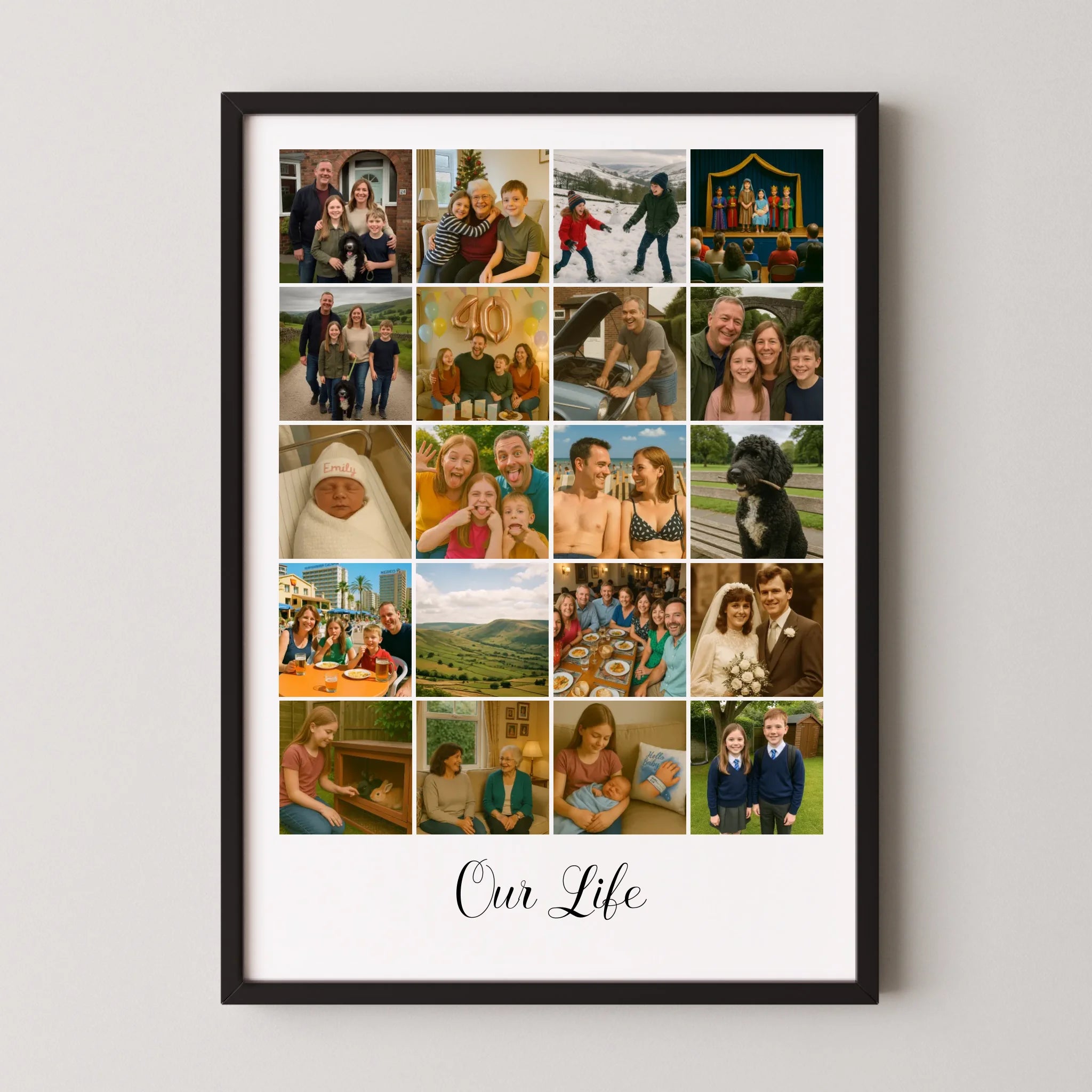 Natural Frame - Portrait - ETSY