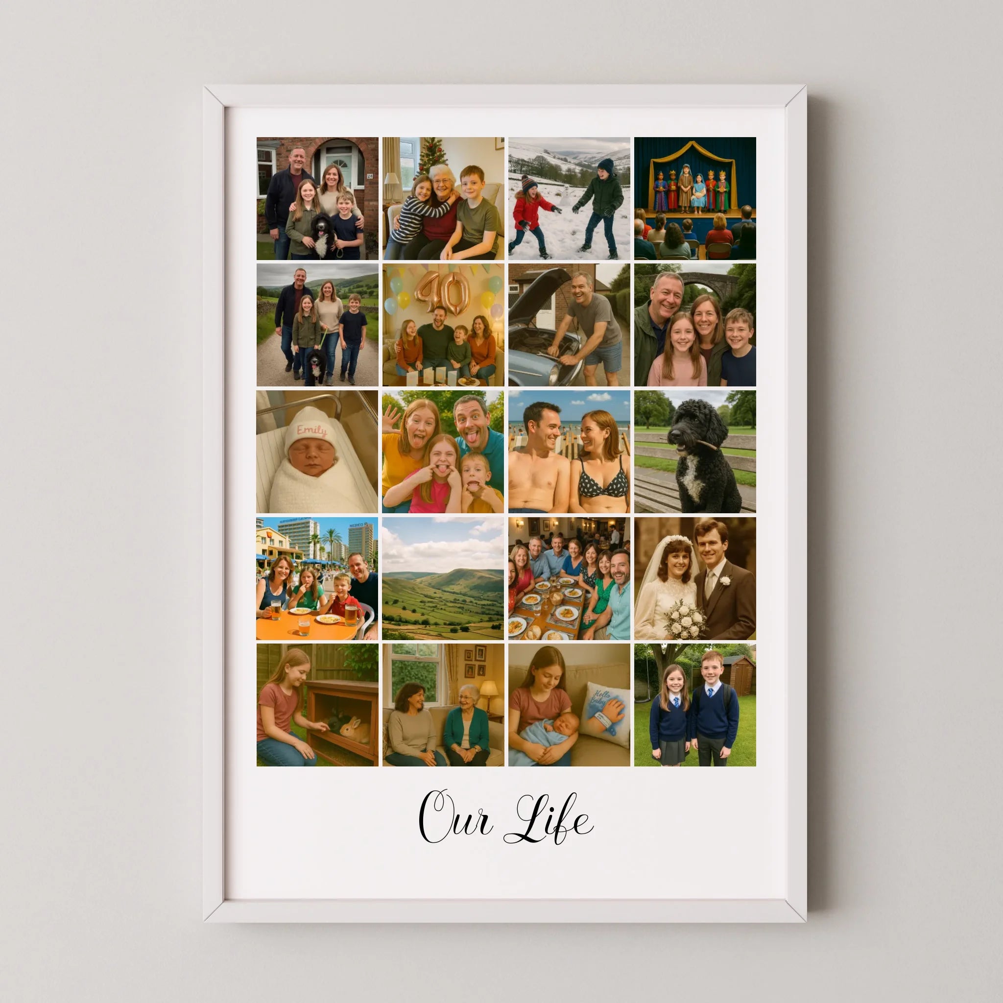 Natural Frame - Portrait - ETSY