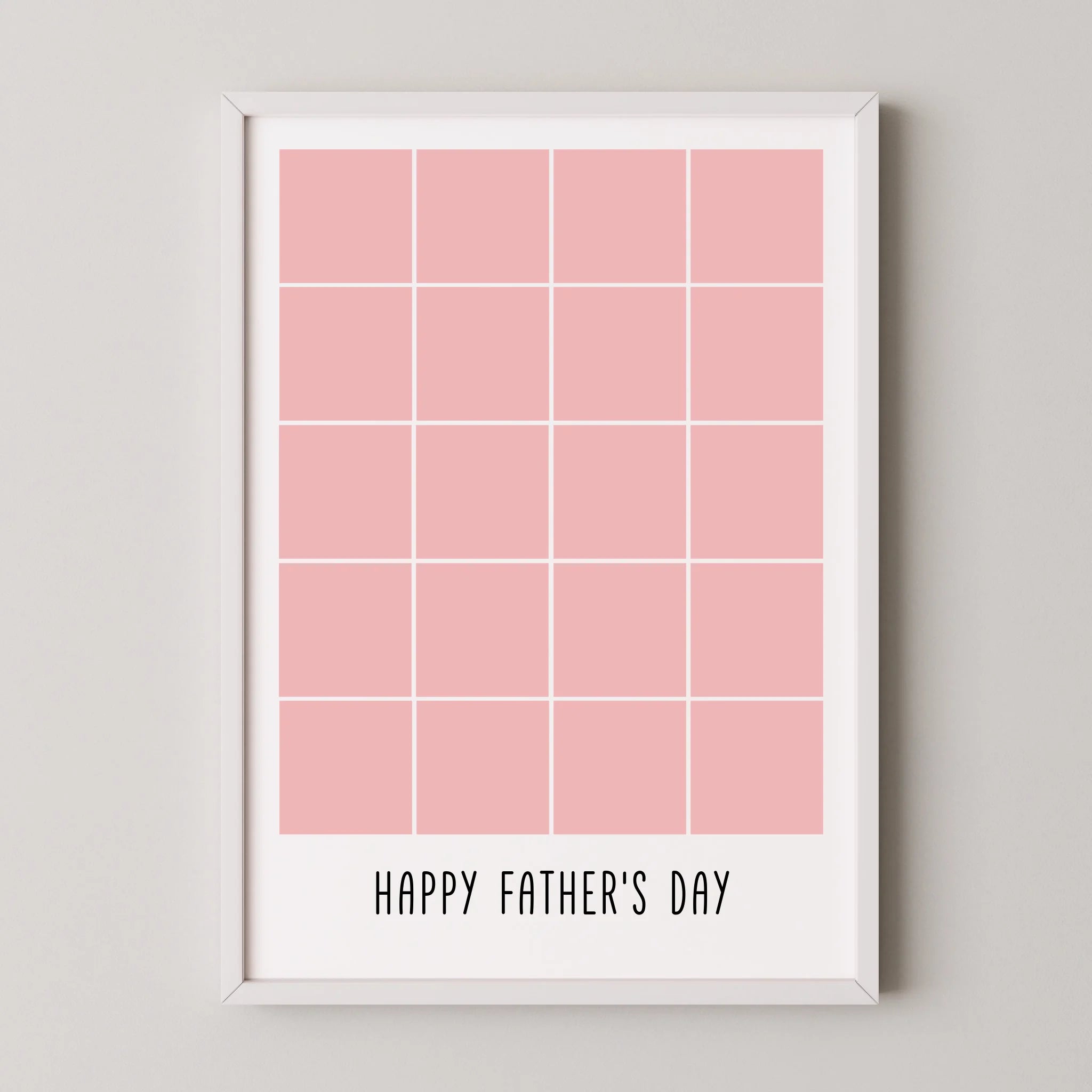 20 Photo Collage - Happy Father's Day Print
