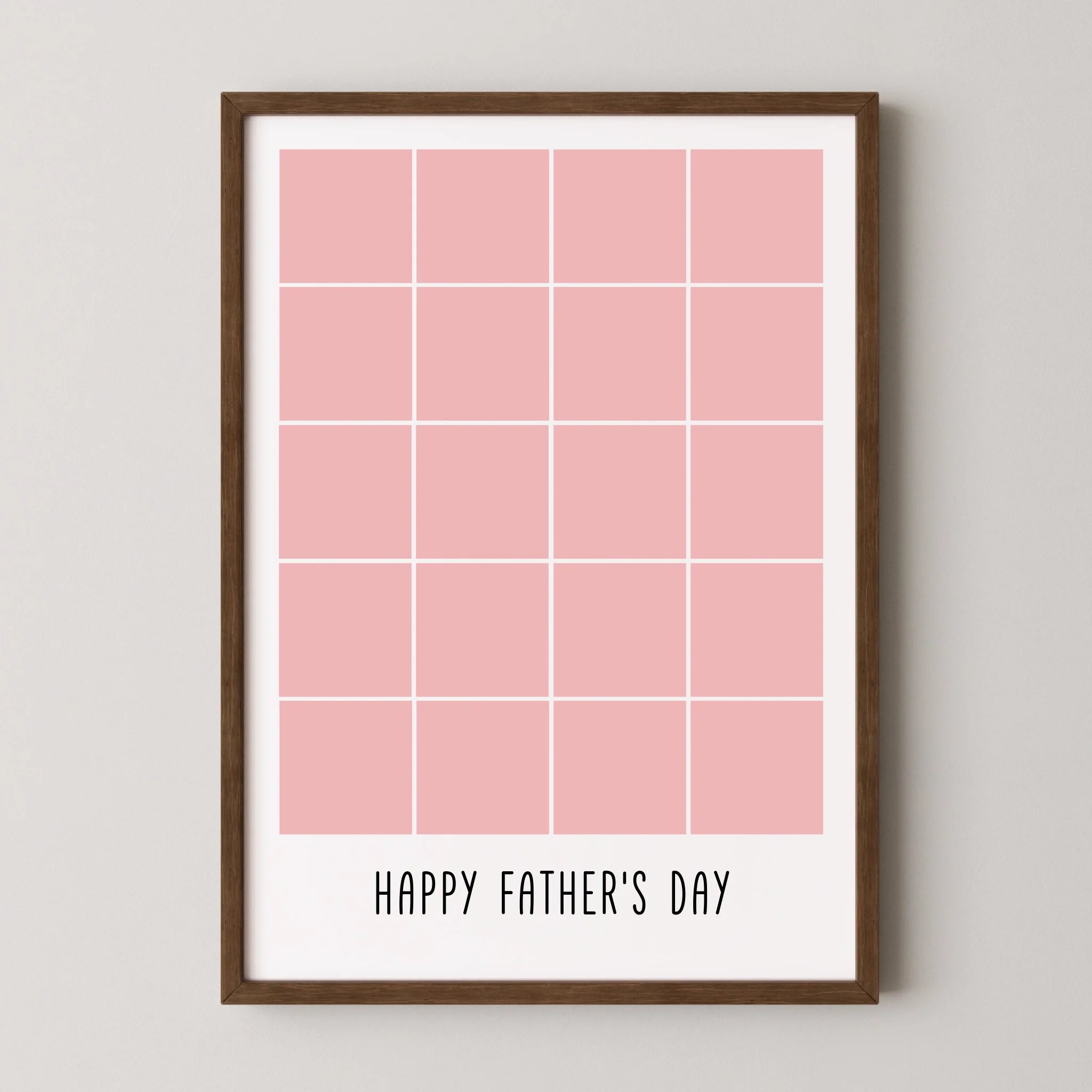 20 Photo Collage - Happy Father's Day Print