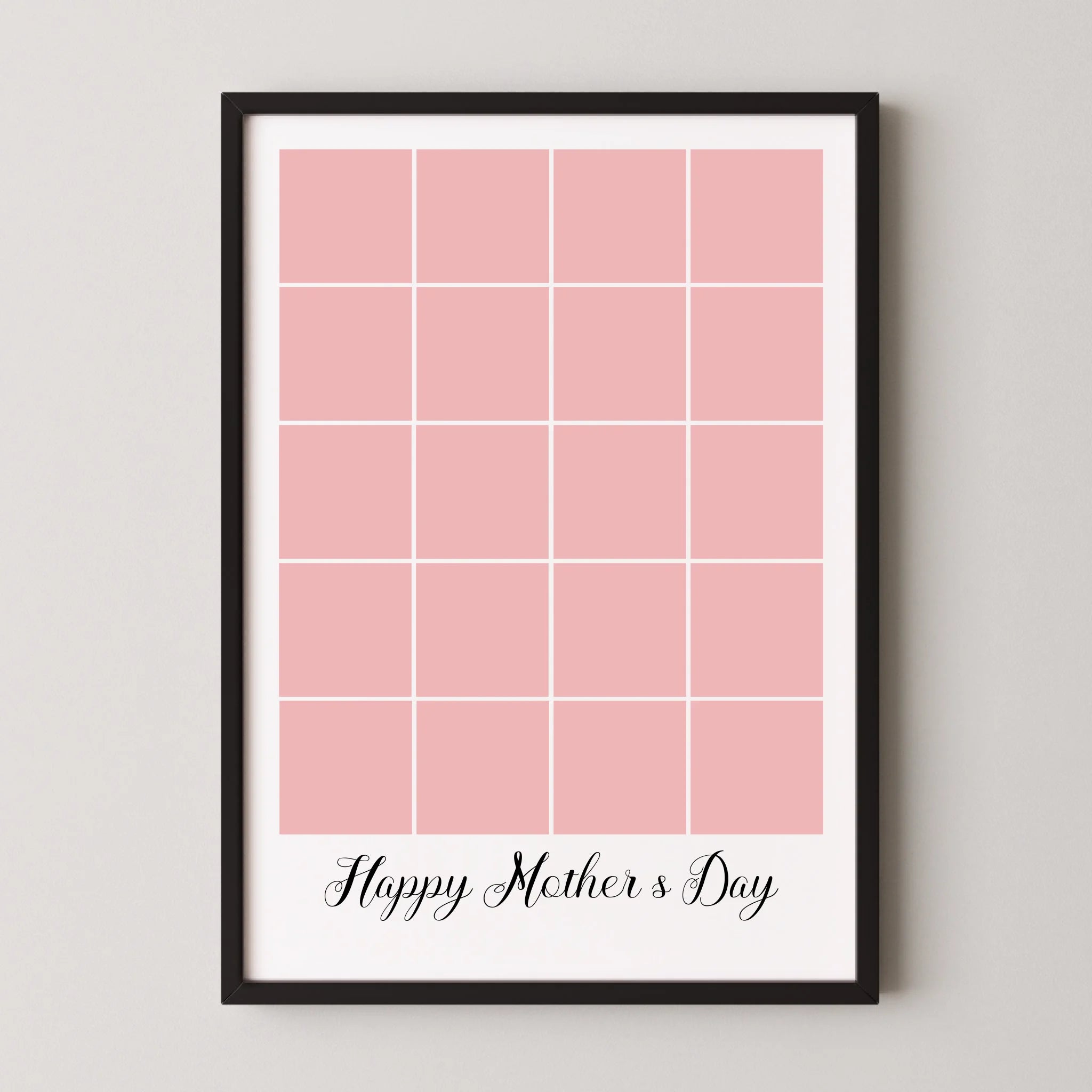 20 Photo Collage - Happy Mother's Day Print