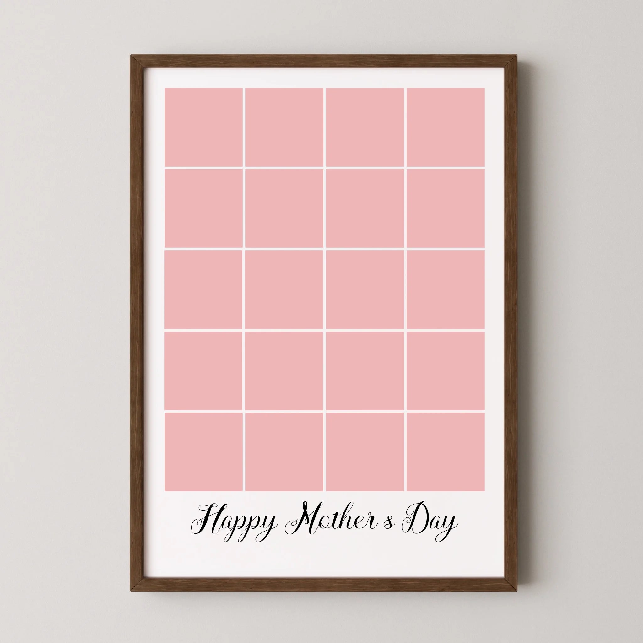 20 Photo Collage - Happy Mother's Day Print