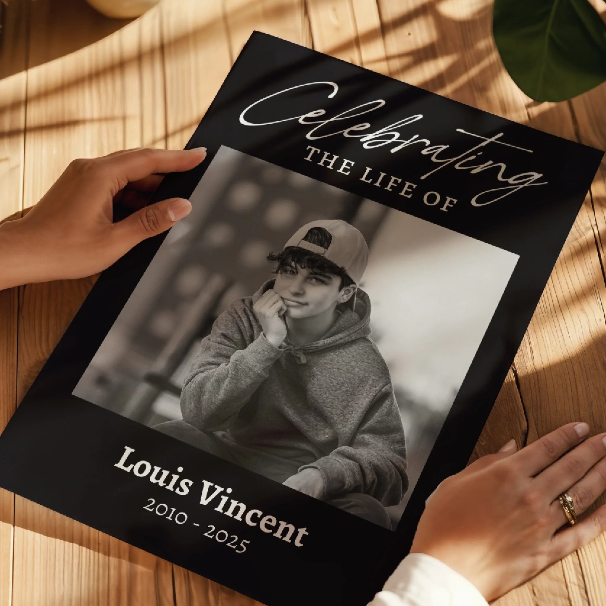 Custom Funeral Photo Print • Memorial Sign • Celebration of Life • In Loving Memory Poster