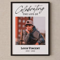 Custom Funeral Photo Print • Memorial Sign • Celebration of Life • In Loving Memory Poster