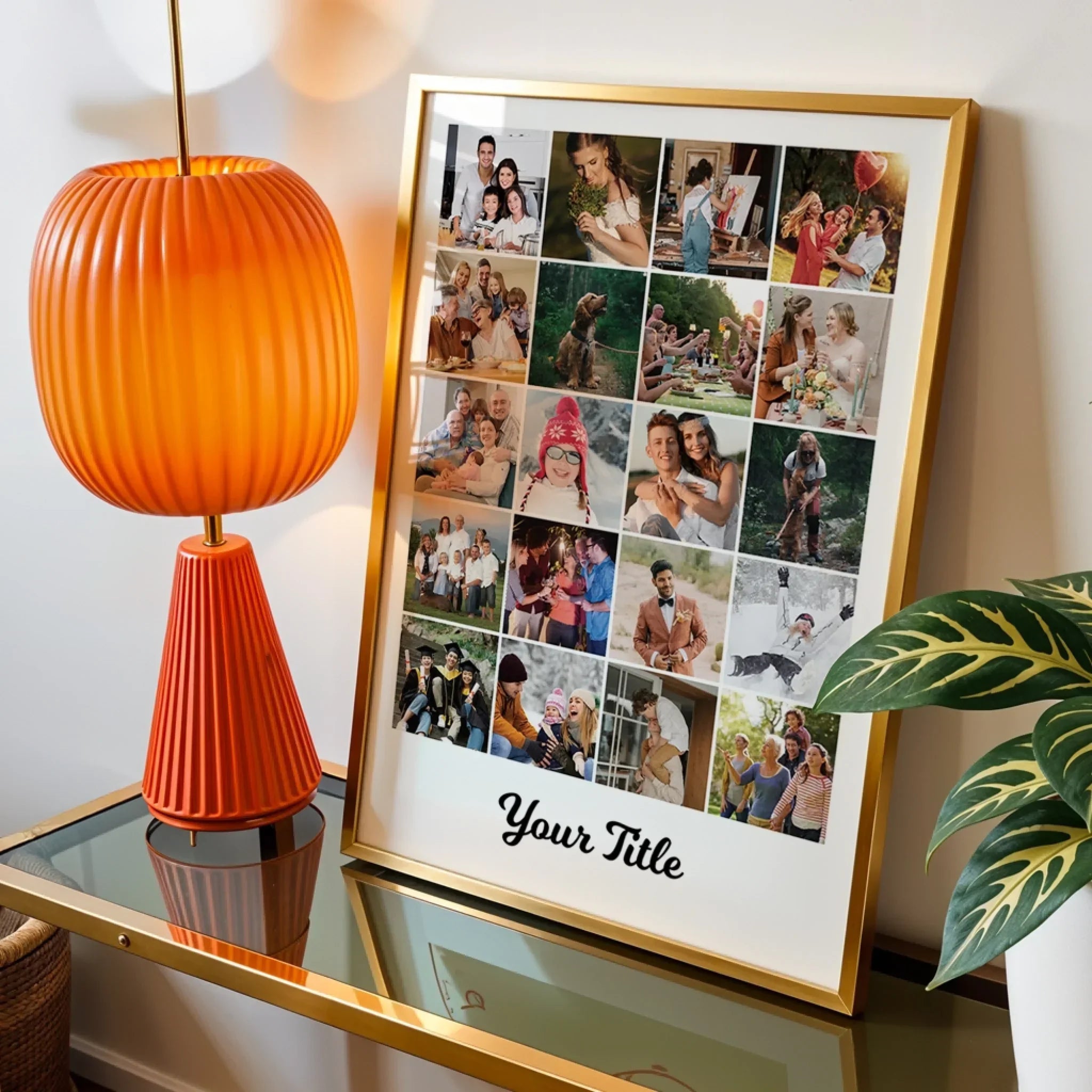 Personalised 20 Photo Collage Print • Custom Family, Pet Lover or Couple Gift