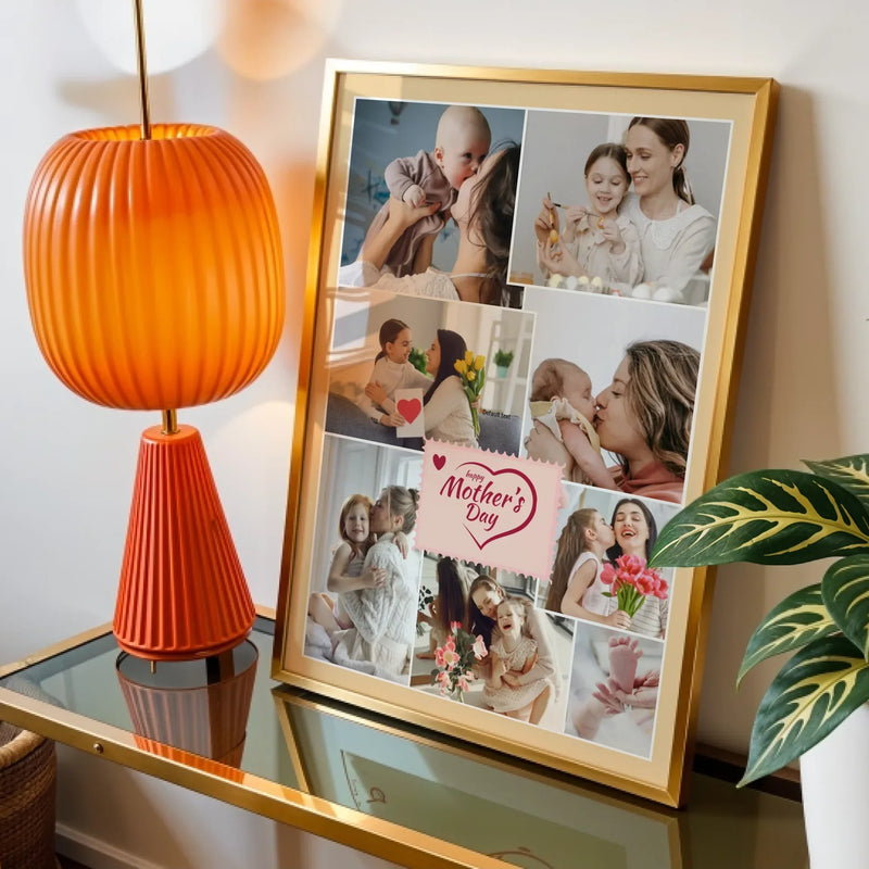 Personalised Mother’s Day Photo Collage • 8 Photo Upload • Mum Gift Keepsake