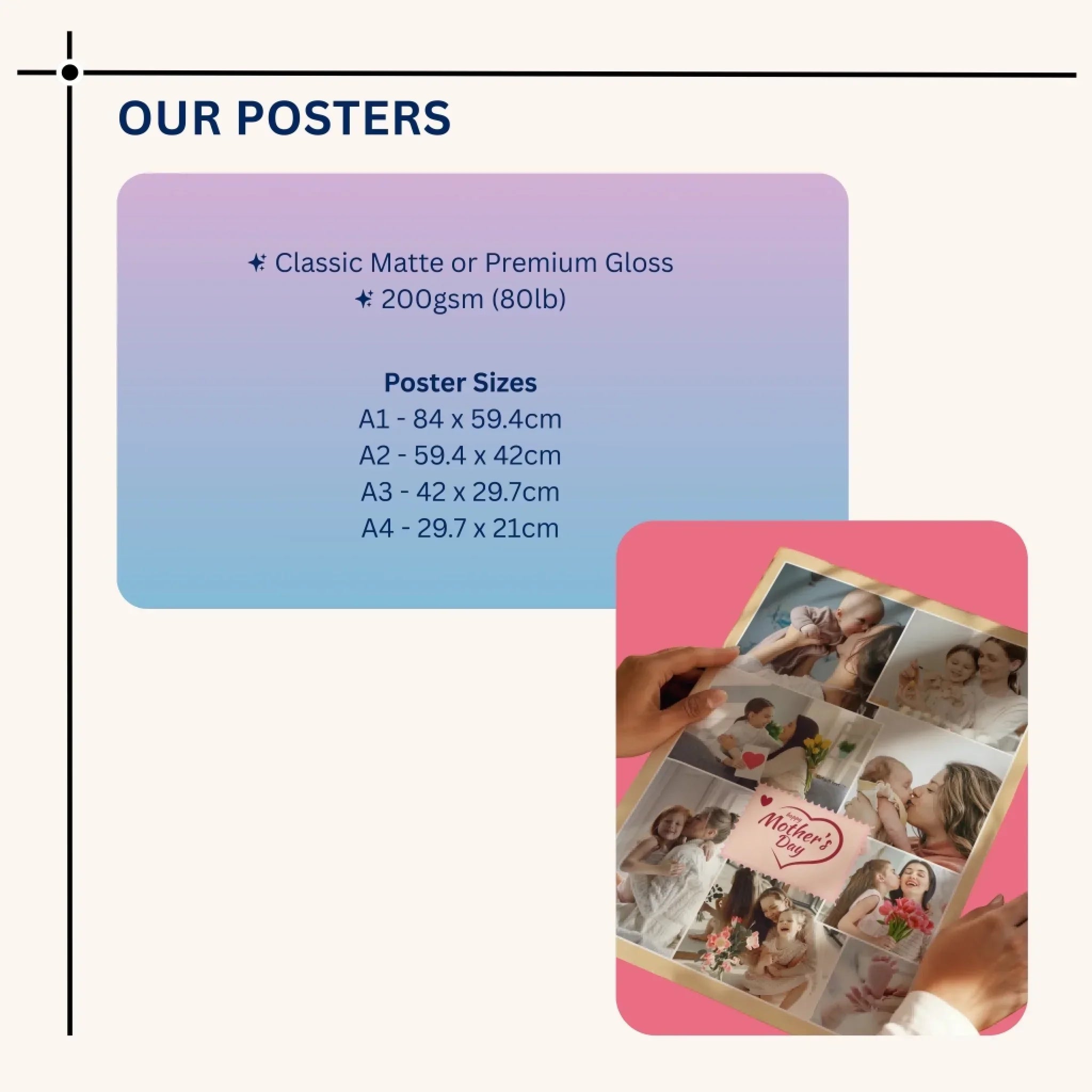 Personalised Mother’s Day Photo Collage • 8 Photo Upload • Mum Gift Keepsake