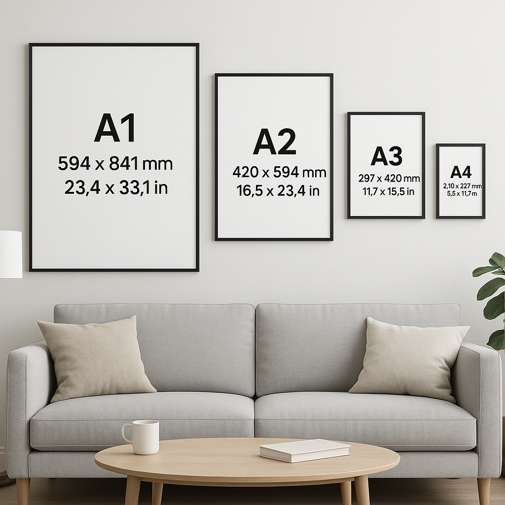 Wall Art Size Chart Modern